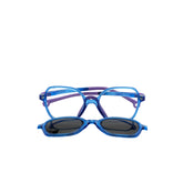 HARINA Kids - HT19974 Transparent Blue and Purple CLIP-ON